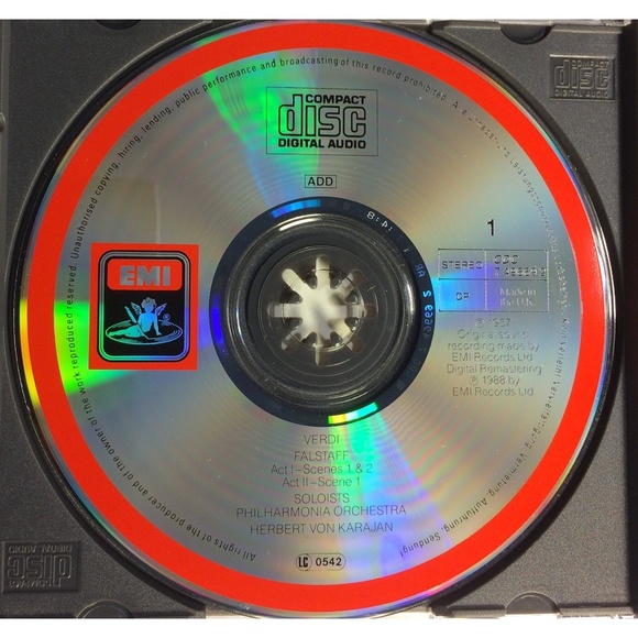 🦋 Verdi: Falstaff CD Opera 1988 EMI Music Classical 077774966825 IMPORT England - Picture 6 of 7